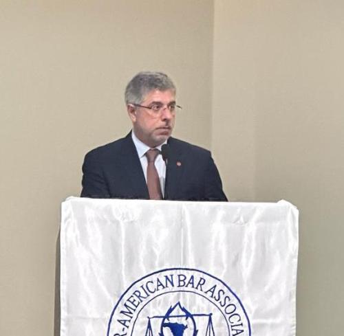 Dr. Sydney Sanches, Presidente del Instituto dos Advogados Brasileiros y Presidente del Comite Organizador de la 59a Conferencia IABA-FIA